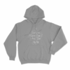 I Care So Much That I Dont Care At All Unisex Hoodie Grey